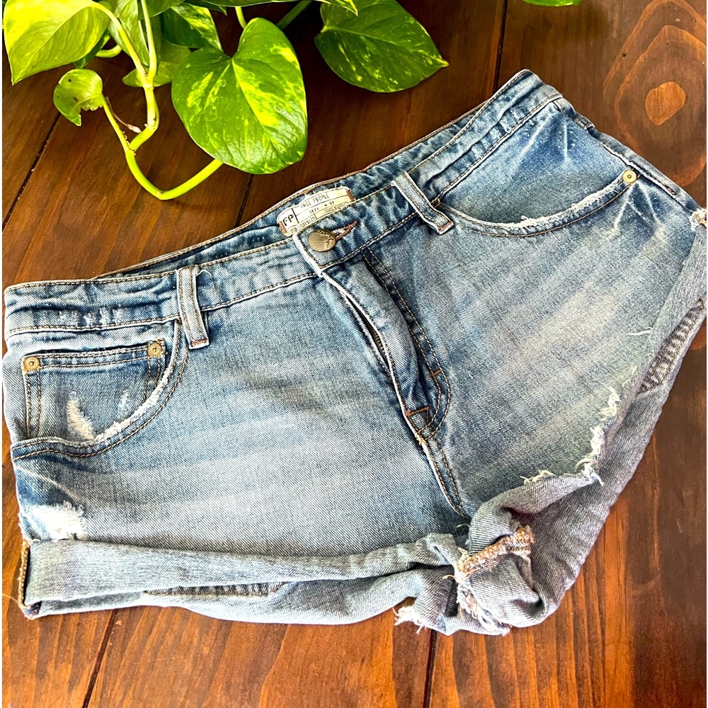 Free People Denim Shorts
